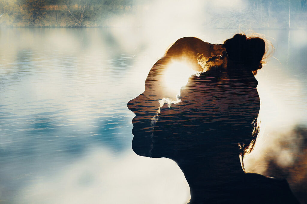 A silhouette of a woman's face. With deconstruction counseling in American Fork, UT, you can navigate leaving your faith in a smooth transition. Learn more here!